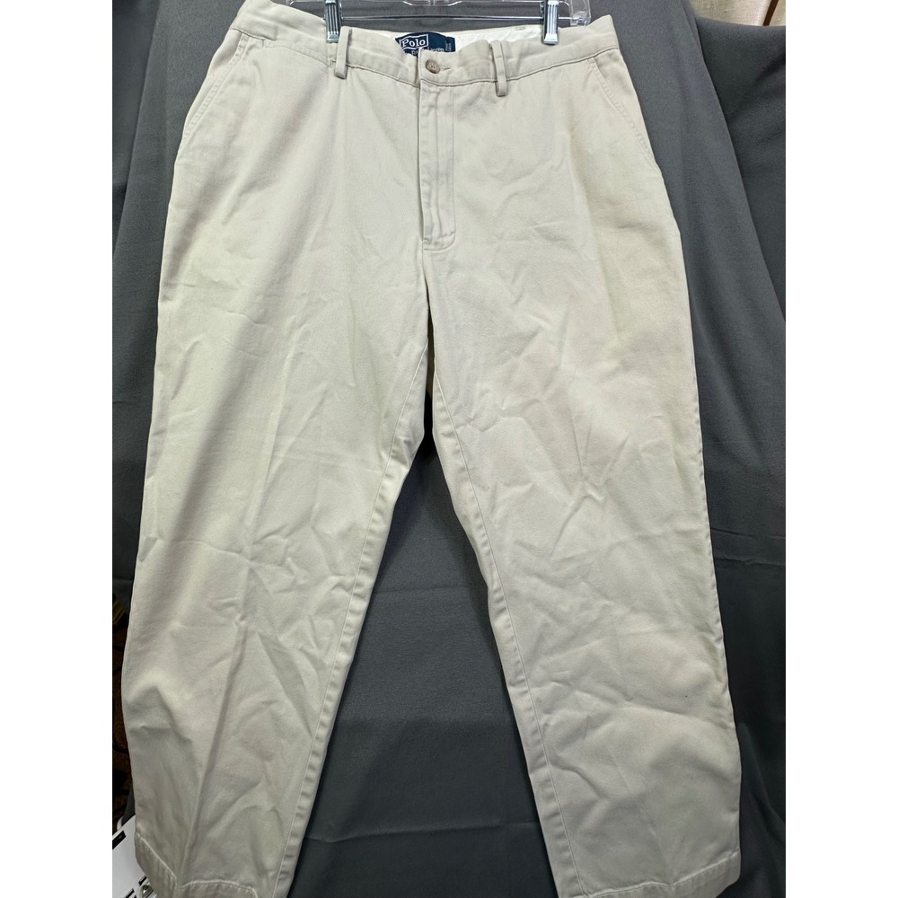 Polo Ralph Lauren‎ Classic Chino Straight Fit Men's Pants Khaki Size 35x30